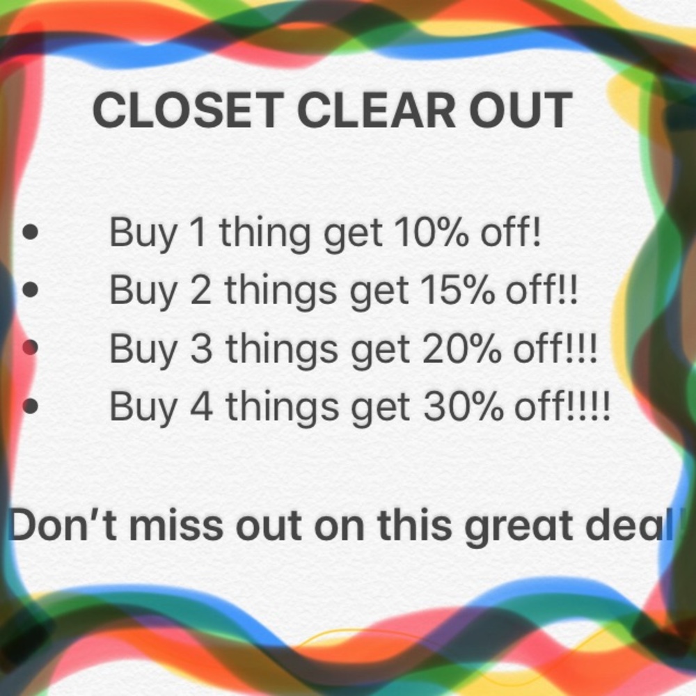 ❗️❌Closet clear out❌❗️